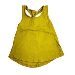 Mini Boden Girls 5-6 Knot Back Tank Daffodil Yellow